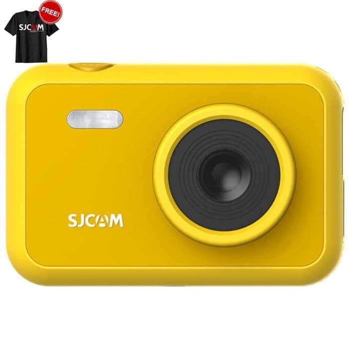 SJCAM FUNCAM KIDS CAMERA kamera mini pocket digital anak-anak kids cam video foto photograph  Inch LCD HD 1080P - Yellow