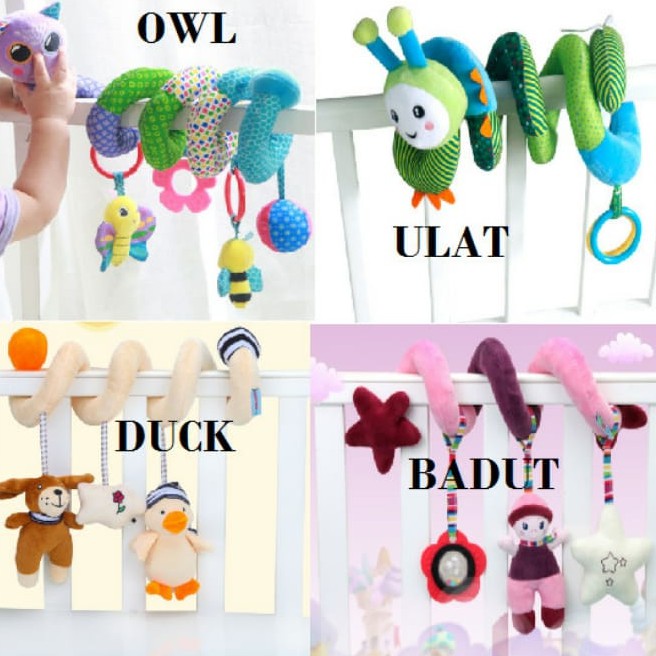 Mainan Gantung Ranjang Anak Mainan Boneka Lilit Stoller Anak