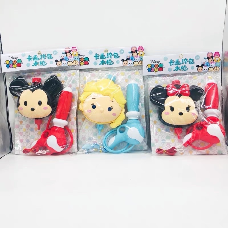 disney character water guns mainan pistol air tema disney elsa mickey minnie