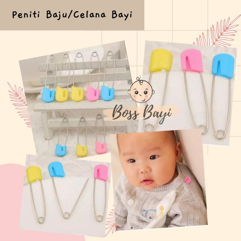 BOSS BAYI - Peniti untuk Baju/Celana Bayi ecer satuan