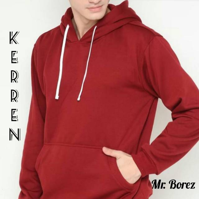 JAKET HOODIE SWEATER POLOS - sweater polos - sweater hoodie polos