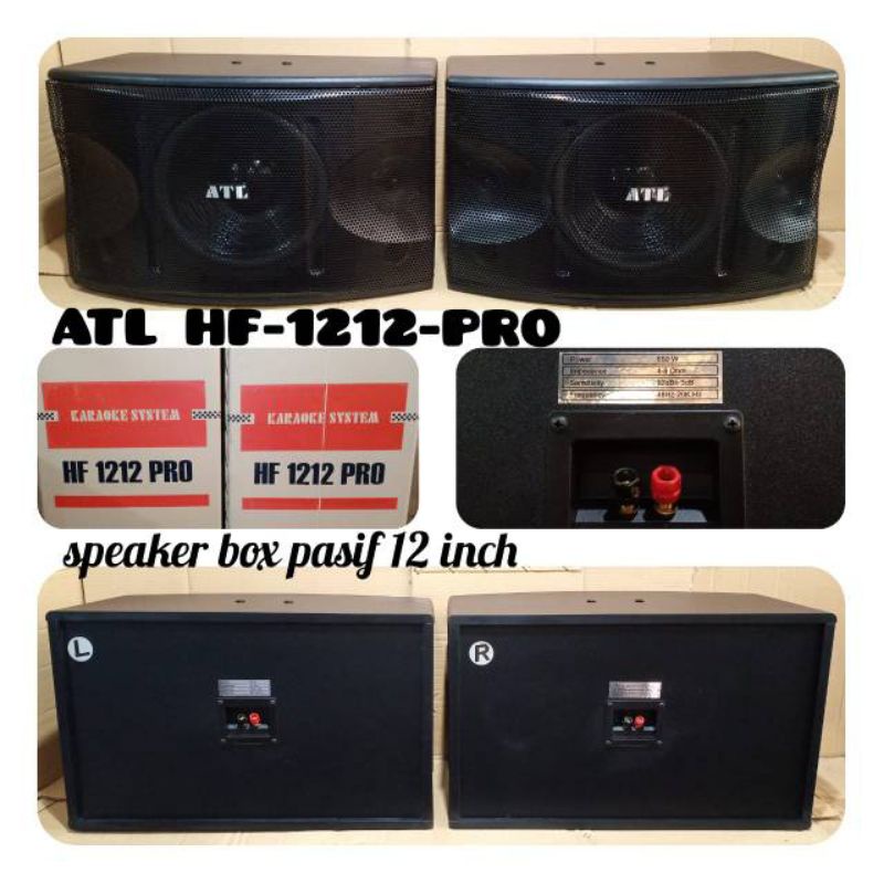 Speaker Pasif 12 Inch 4 Tweter ATL HF1212 Pro Harga Sepasang