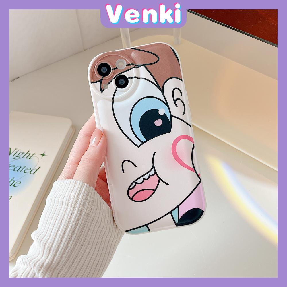 iPhone Case Silicone Soft Case Airbag Shockproof Protection Camera Cartoon Cute Couple Case Compatible For iPhone 11 Pro Max 13 Pro Max 12 Pro Max 7Plus xr XS Max