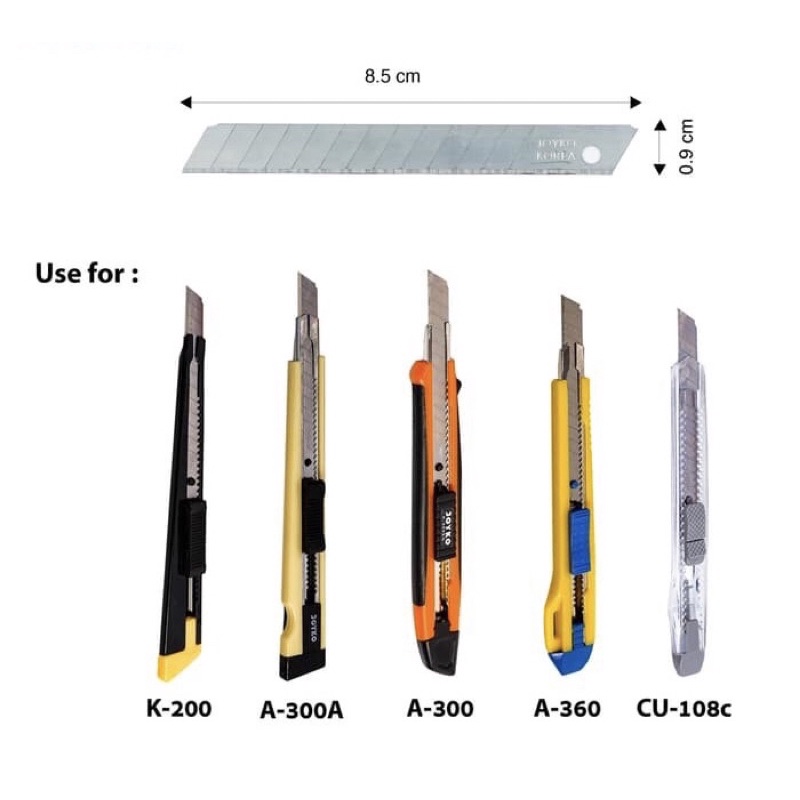 Isi Cutter Kecil Kenko A-100 isi 5pcs / cutter refill