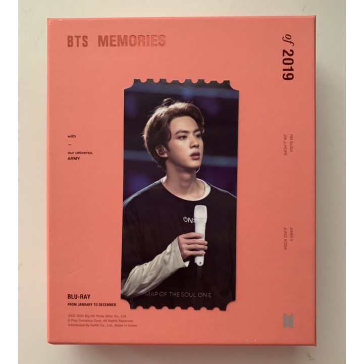 bts dvd memories 2019 bluray memo 20 br dvd only mots holo jin