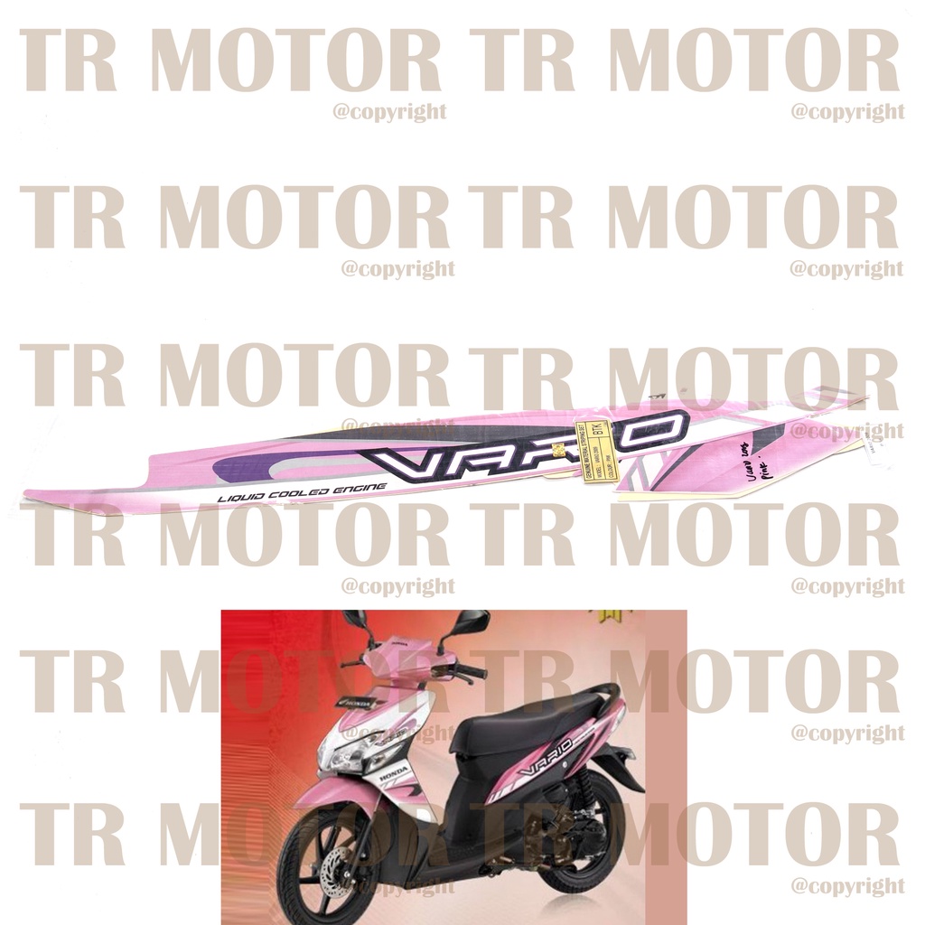 Stiker Motor vario 110 2009 Sticker Striping Full Set Motor