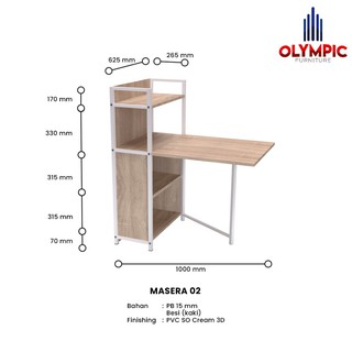 Olympic Masera 02 Meja Kerja Makan Meja Serbaguna Olympic Masera 02 Meja Kerja Makan Meja Serbaguna