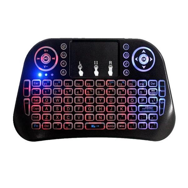 AKN88 - i10 Plus - Mini Wireless Keyboard and Touchpad RGB Backlit