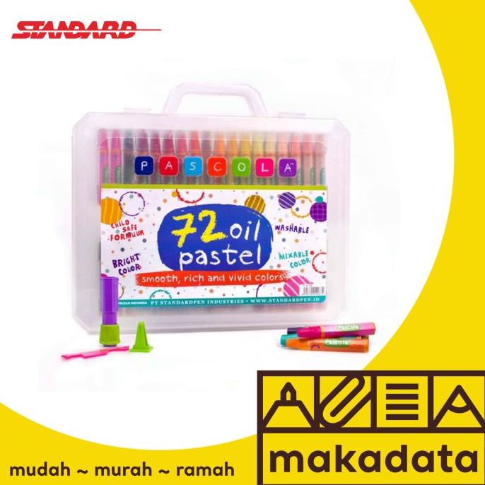 

CRAYON | OIL PASTEL PASCOLA ISI 72 WARNA MURAH