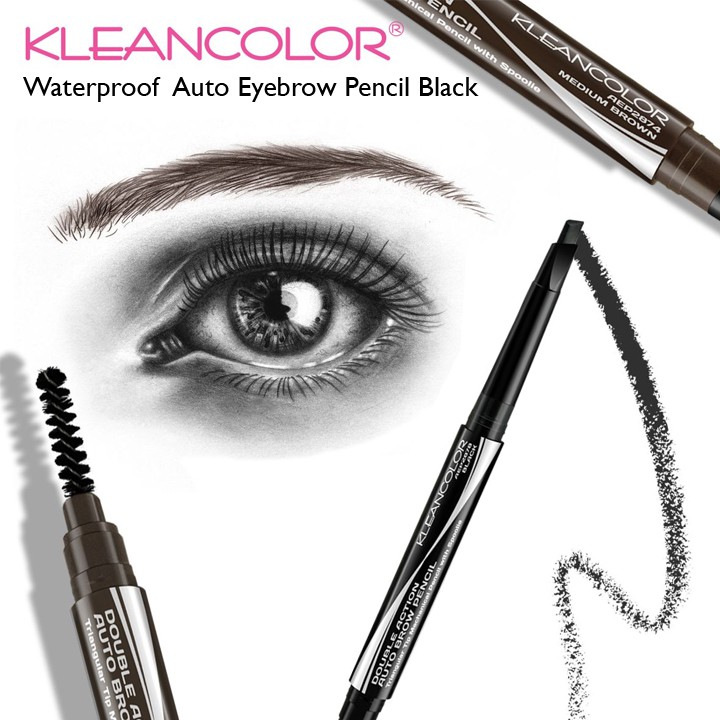 KLEANCOLOR DOUBLE ACTION AUTO EYEBROW PENCIL