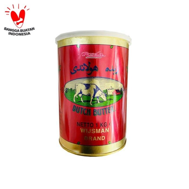 

WYSMAN BUTTER/MENTEGA 1KG KALENG WYSMAN U/COOKIES,CAKE DLL
