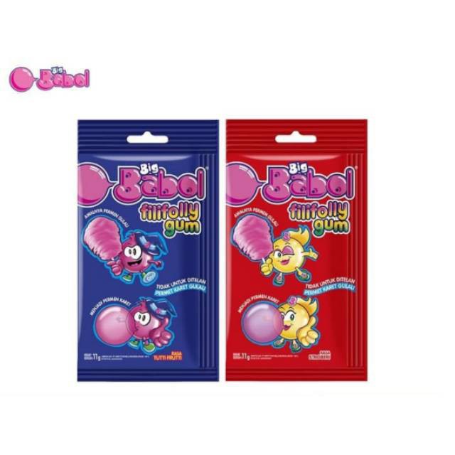 

PERMEN KARET BIG BABOL FILIFOLLY GUM 11G