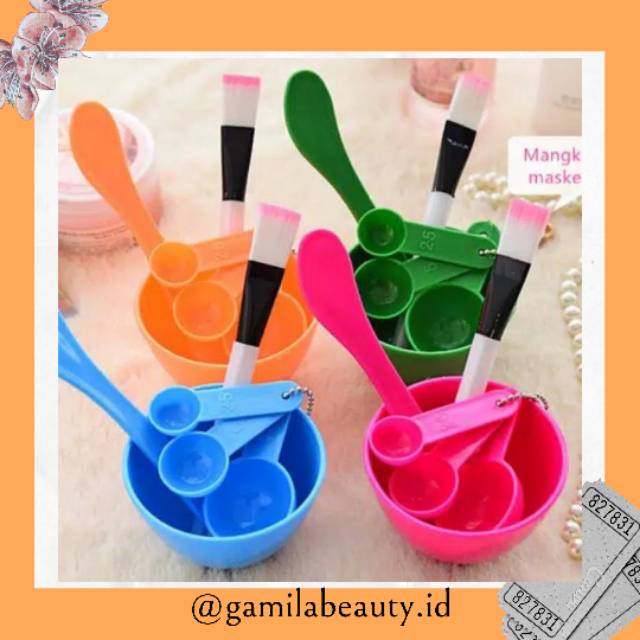MANGKOK MASKER SET || KUAS MASKER MANGKOK MASKER SET
