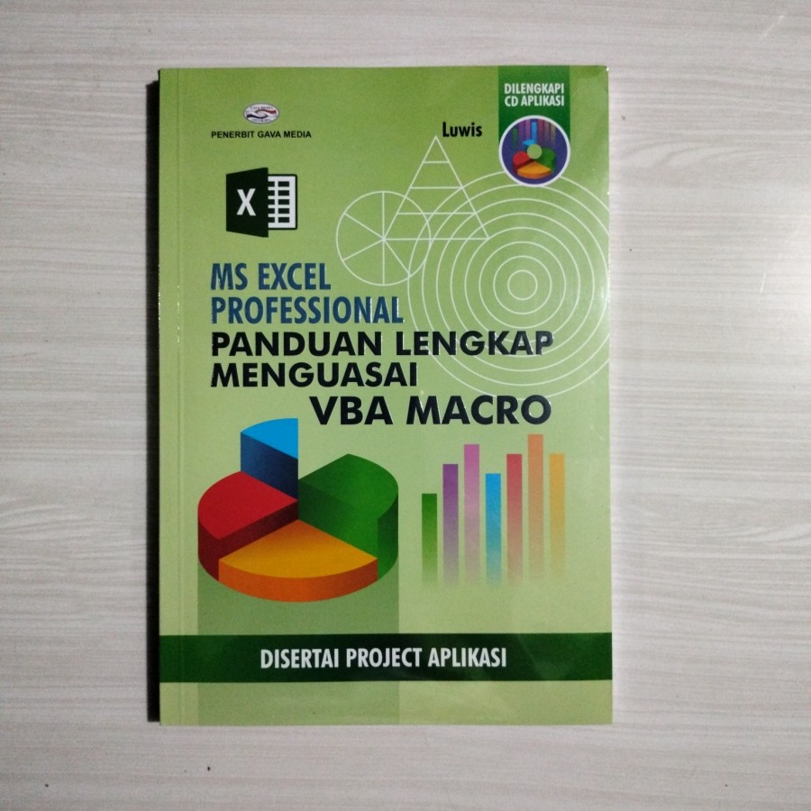 Jual Buku Ms Excel Profesional Panduan Lengkap Menguasai Vba Macro Shopee Indonesia 4822