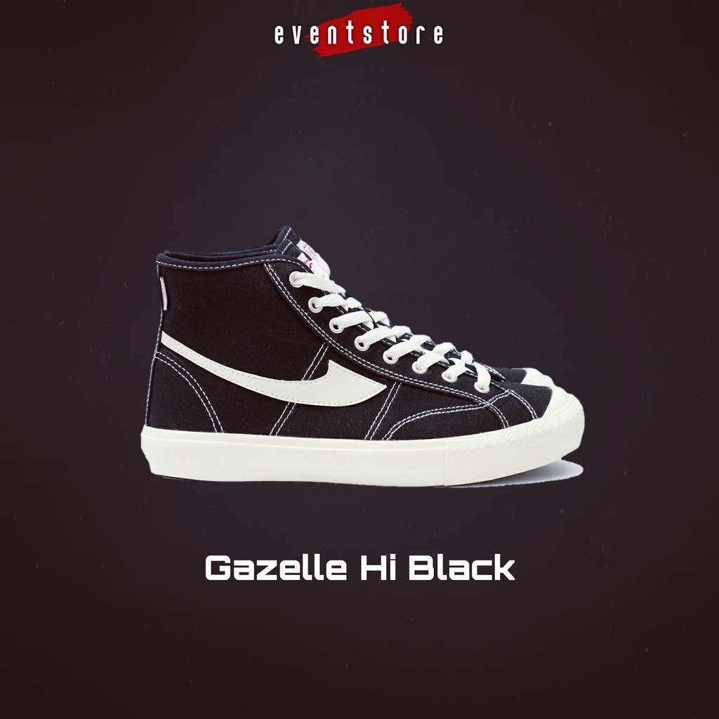  Sepatu  Compass  Gazelle Hi Black Shopee Indonesia