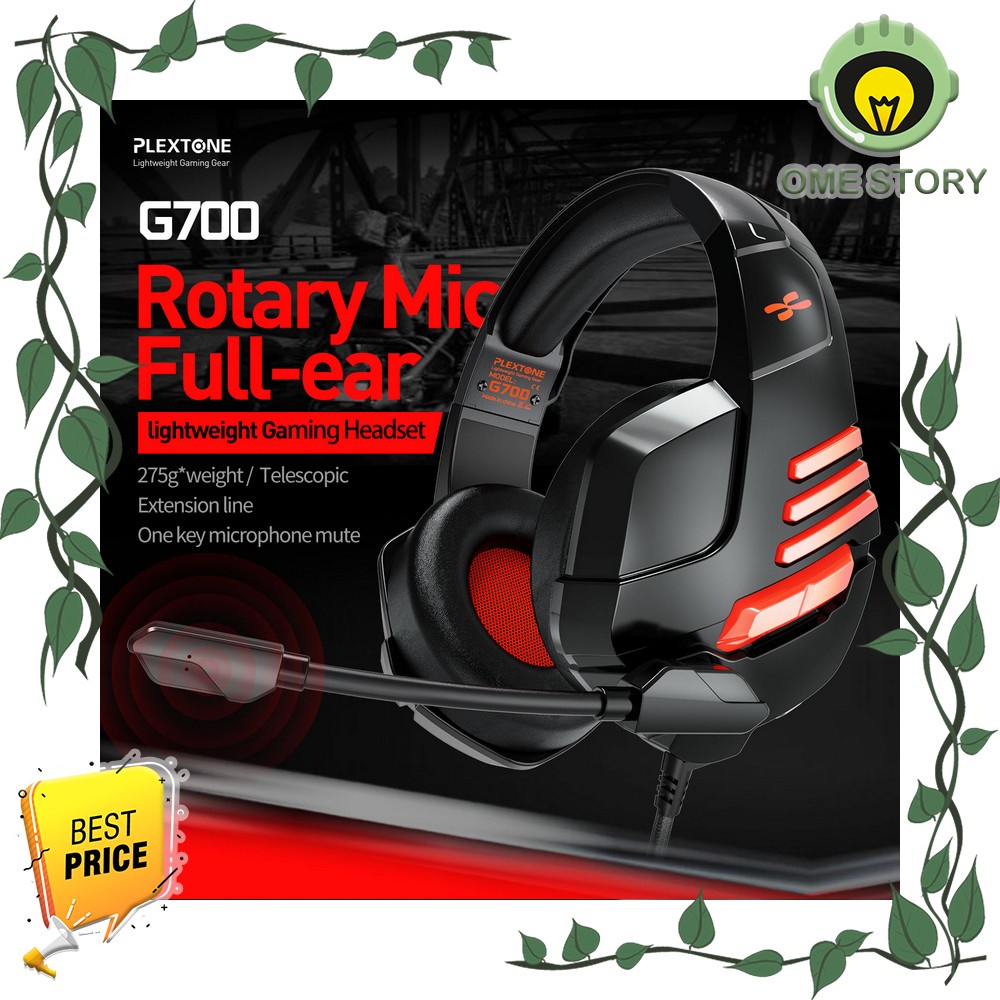 Jual Plextone G700 Gaming Headset Jack 3.5mm OverEar Headphones With