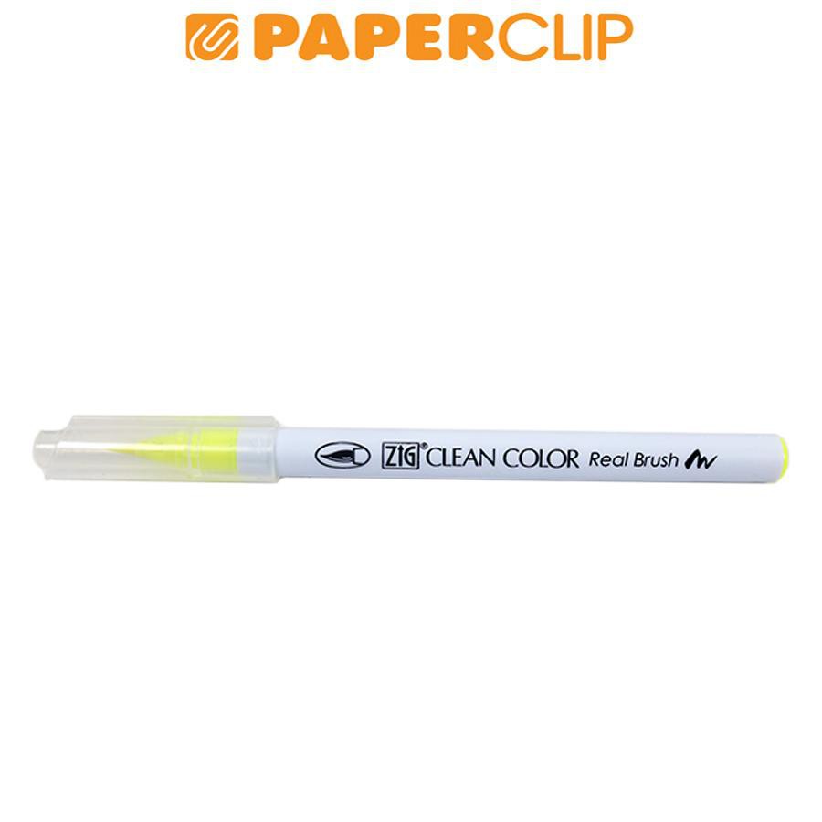 

PAINT BRUSH ZIG KURETAKE CLEAN COLOR REAL BRUSH RB-6000AT-001 YELLOW FLUORESCENT