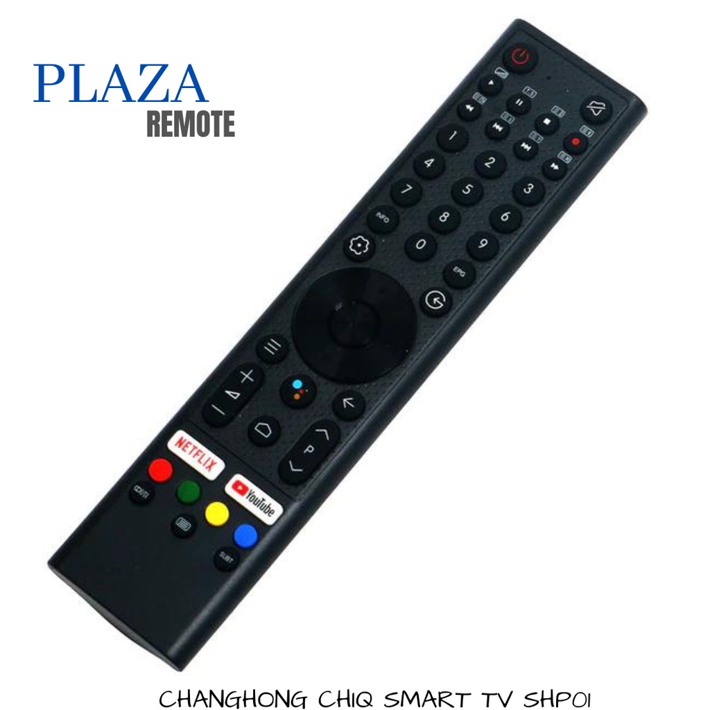 REMOTE TV CHANGHONG CHIQ SMART TV LED NETFLIX MULTIFUNGSI TANPA SETING