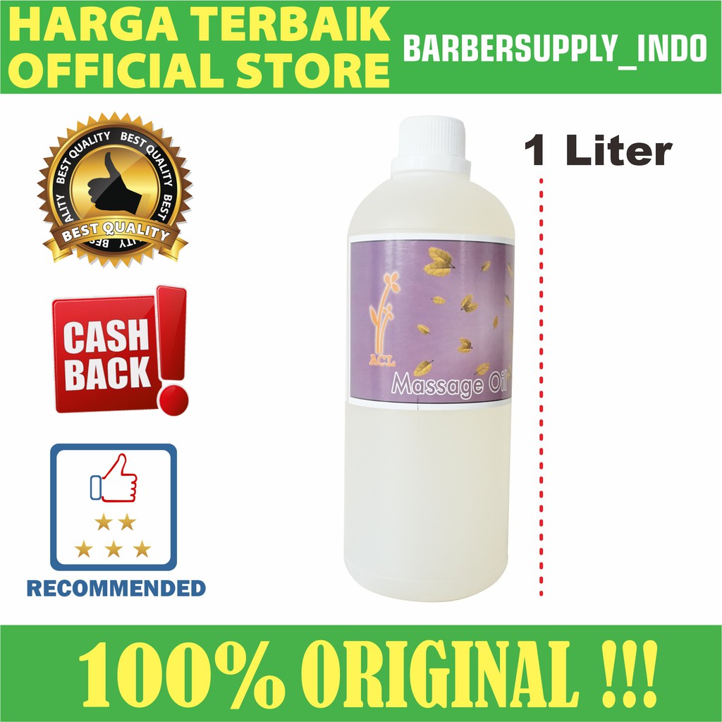 ACL MINYAK PIJAT JASMINE BOTOL 1 LITER / MASSAGE OIL BARBER SALON SPA