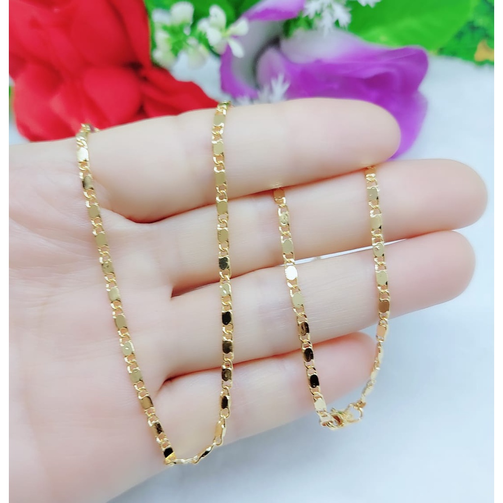 Xuping kalung rantai sisik naga perhiasan fashion (panjang 45cm)