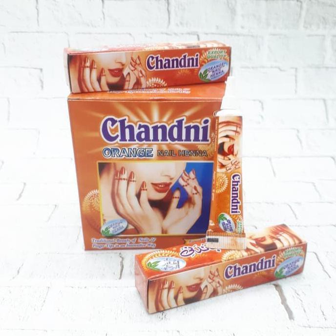 HARGA SPESIAL Henna CHANDNI ORANGE / Pacar Kuku Chandni KUALITAS 1