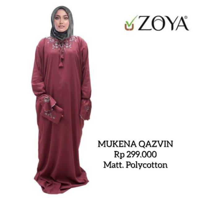 Mukena Dewasa MUKENA QAZVIN ZOYA Original