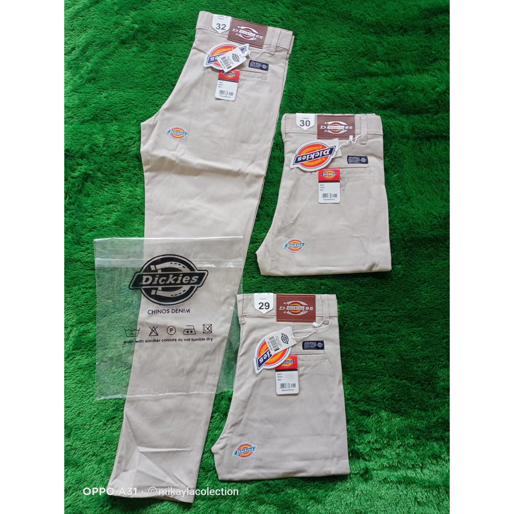 Celana Chino Cream Panjang Distro Dickies