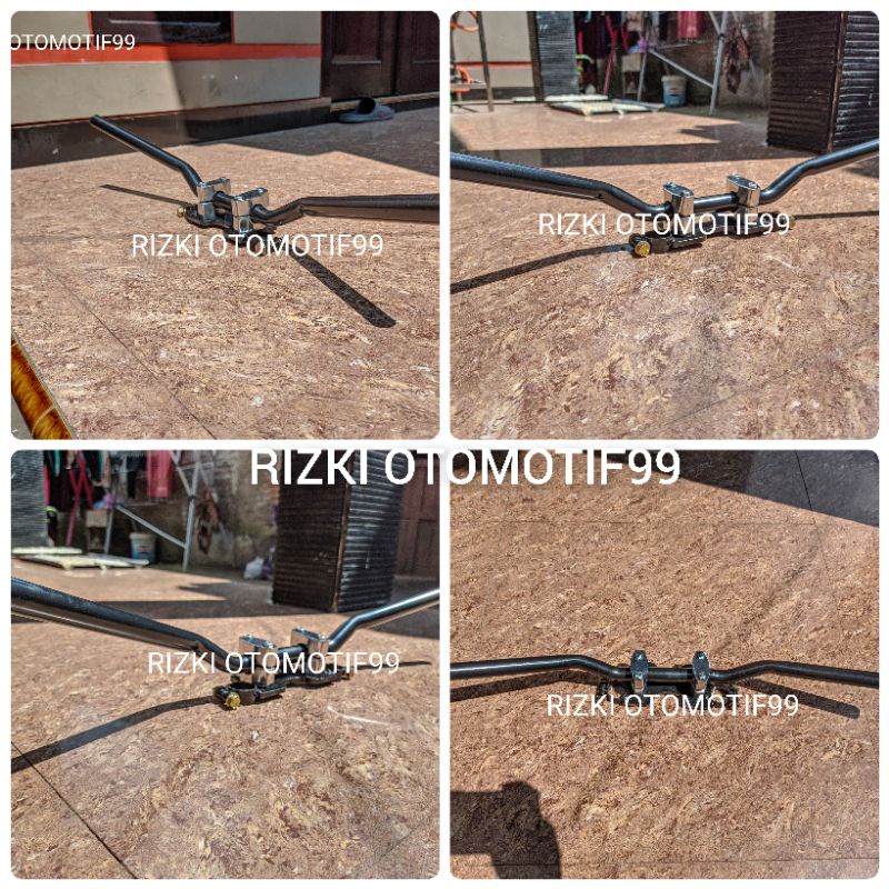 STANG RZR plus BREKET DUDUKAN RISER SUZUKI SATRIA / HONDA SONIC/STANG VARIASI RZR / STANG RZR SONIC 