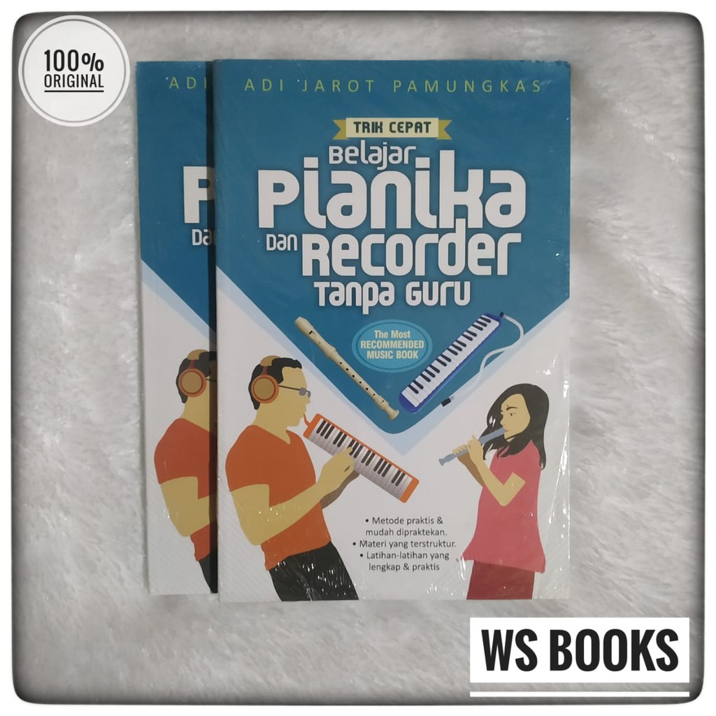 Jual Original Buku Trik Cepat Belajar Pianika Dan Recorder Tanpa Guru ...