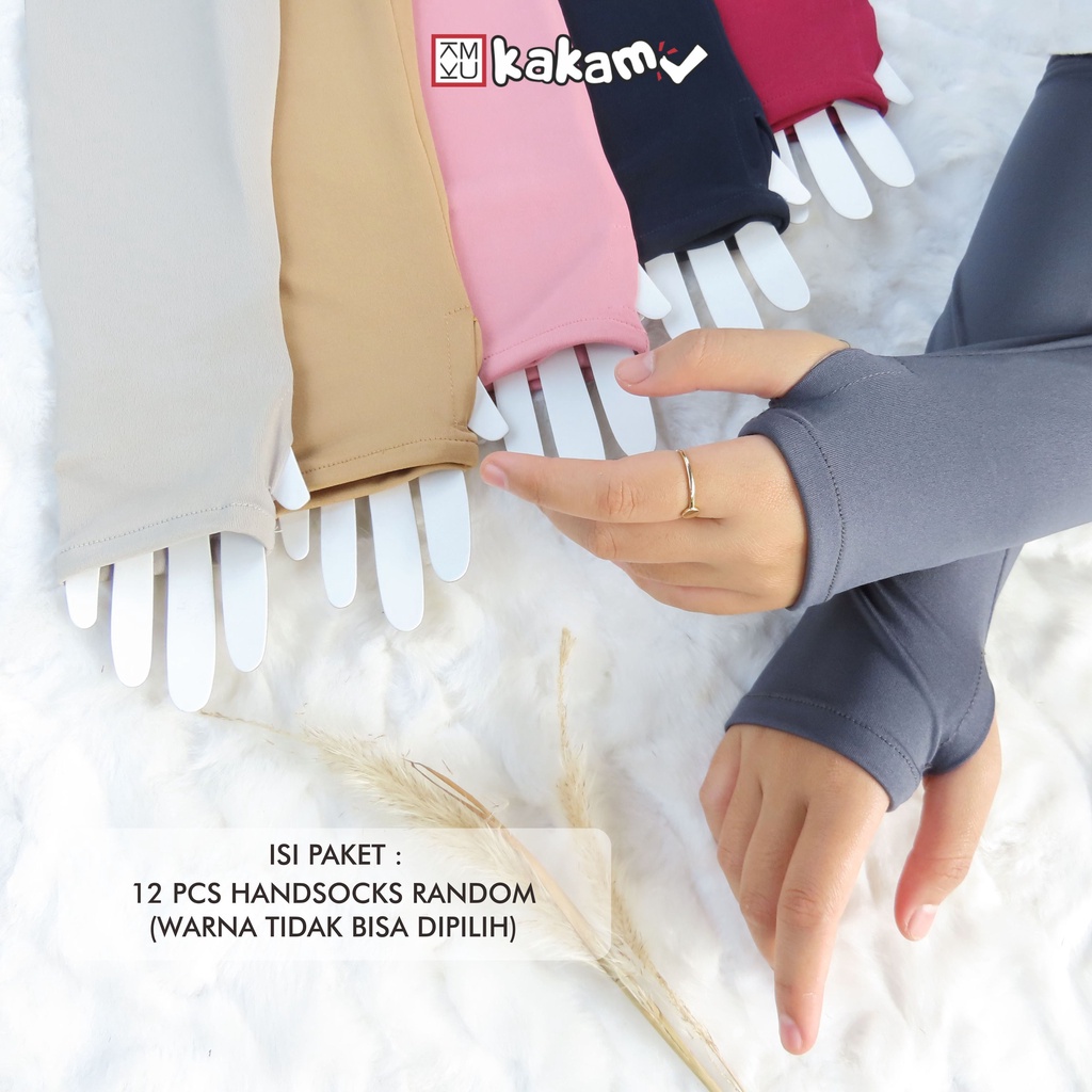 Kakamu Paket Handsocks / Manset Jempol Random Mix 12pcs