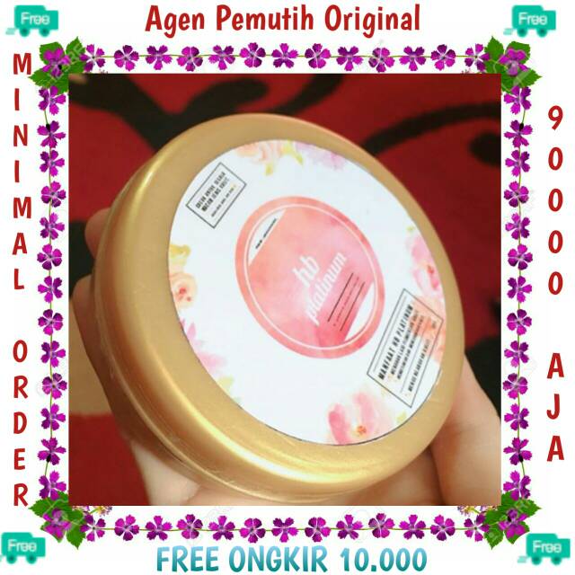 HB PLATINUM SERIES / PEMUTIH / ORIGINAL / PEMUTIH TUBUH / PEMUTIH KULIT / PEMUTIH PERMANEN