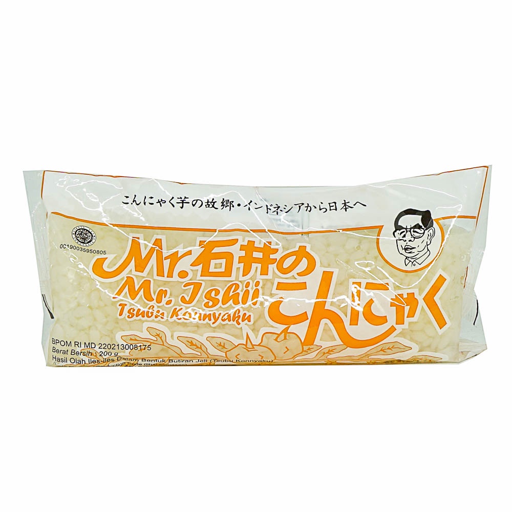 Mr Ishii Wet Konnyaku Rice 200g -  Beras/Nasi Shirataki Basah/Tsubu