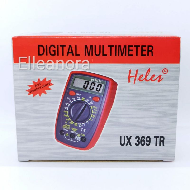 Multitester Multimeter Digital Heles UX-369C 369 Original