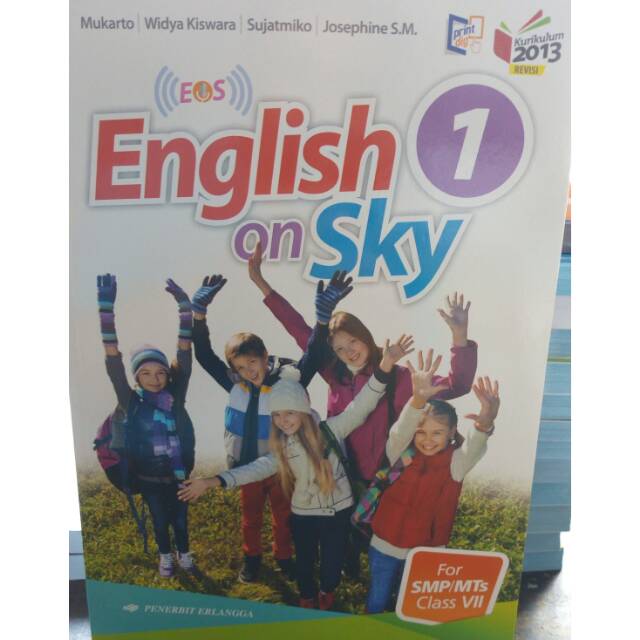 English On Sky Eos Kelas 1 Smp Mts 7 Penerbit Erlangga Kurikulum 13 Revisi Terbaru Shopee Indonesia