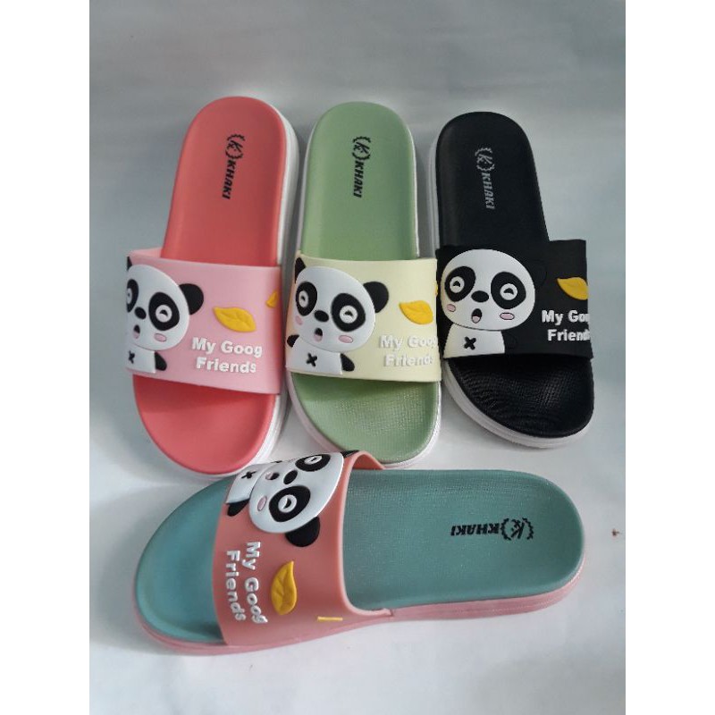 sandal karet jelly selop karakter wanita