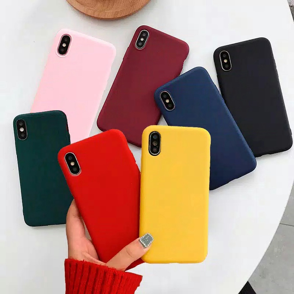 Case Samsung A51 A52 A6 A7 Plus 2018 4G Softcase Candy Polos