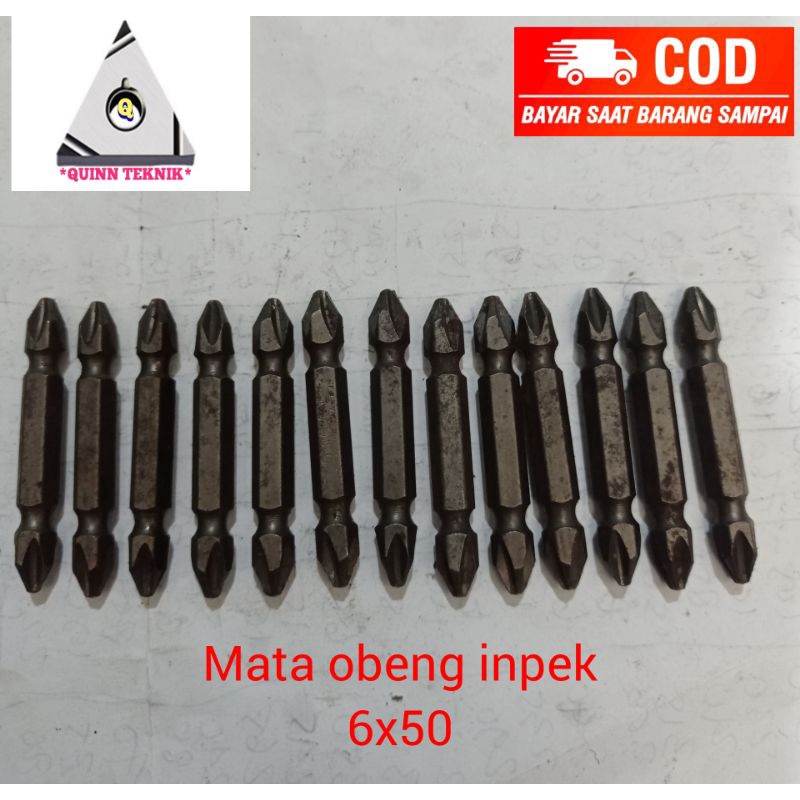 mata obeng inpek ukuran 6x50 second