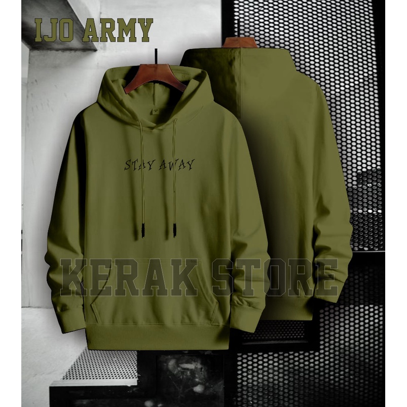 NEW sweater hody pria/jaket distro original STAY AWAY BEST SELLER