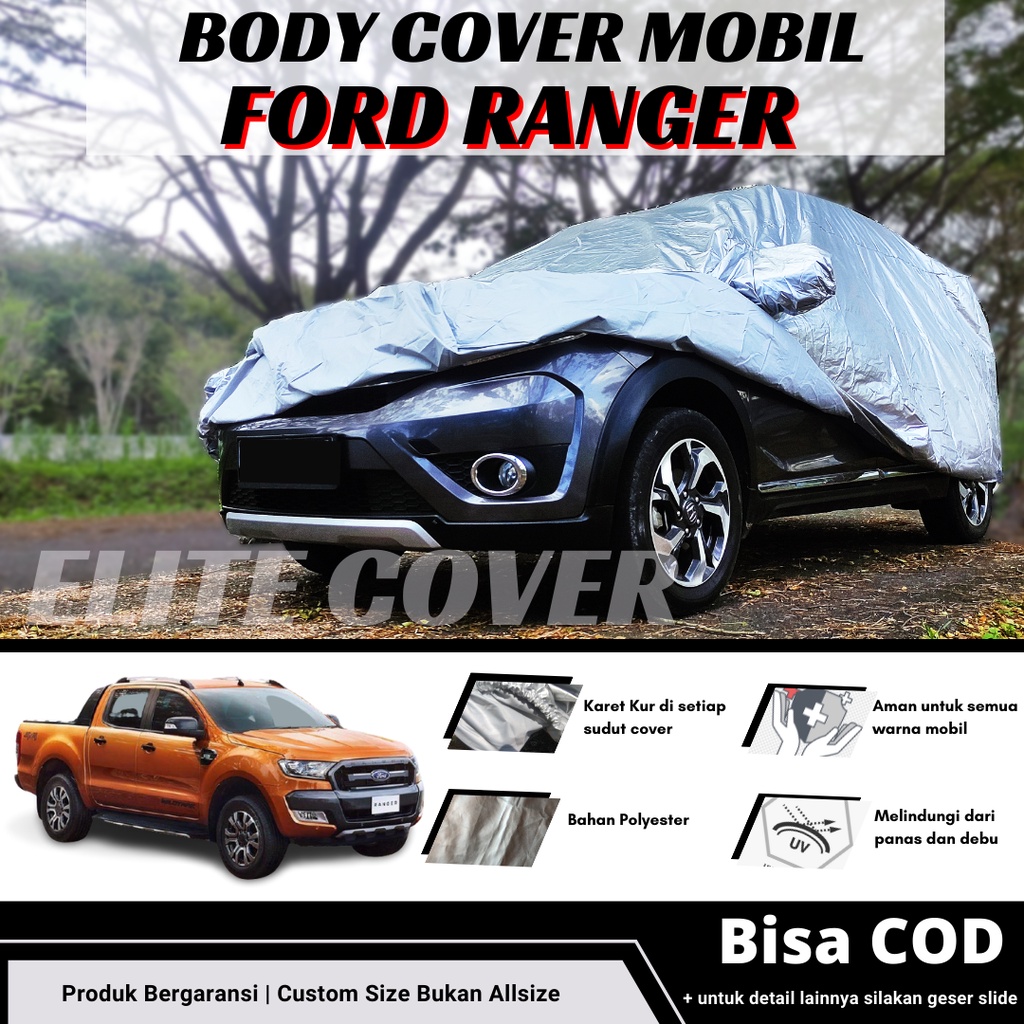 Sarung Mobil Ford Ranger Cover Penutup Mantel Mobil Ford Ranger