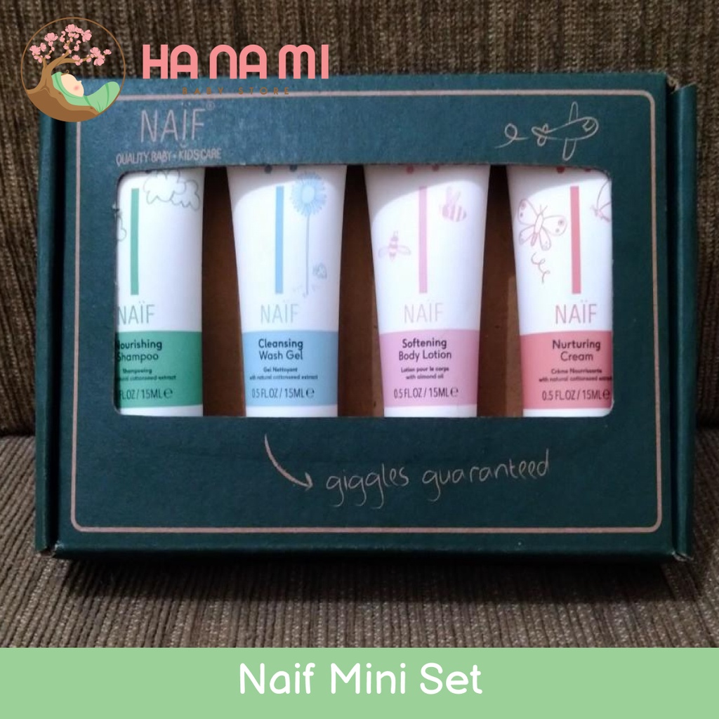 Naif Baby Mini Set 15ml - Travel Size Starter Kit Naif