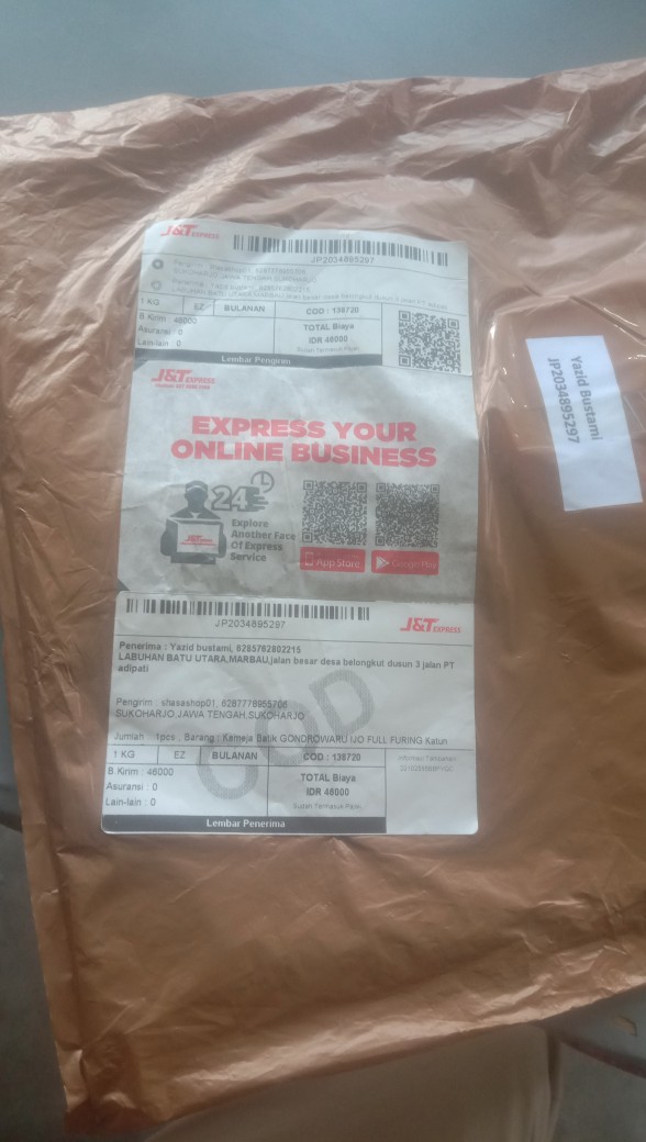 Kemeja Batik Gondrowaru Ijo Full Furing Katun Halus Baturaden