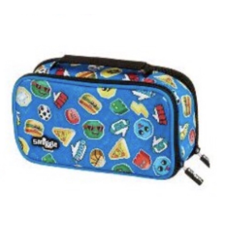 

Smiggle pencil case says go anywhere talk