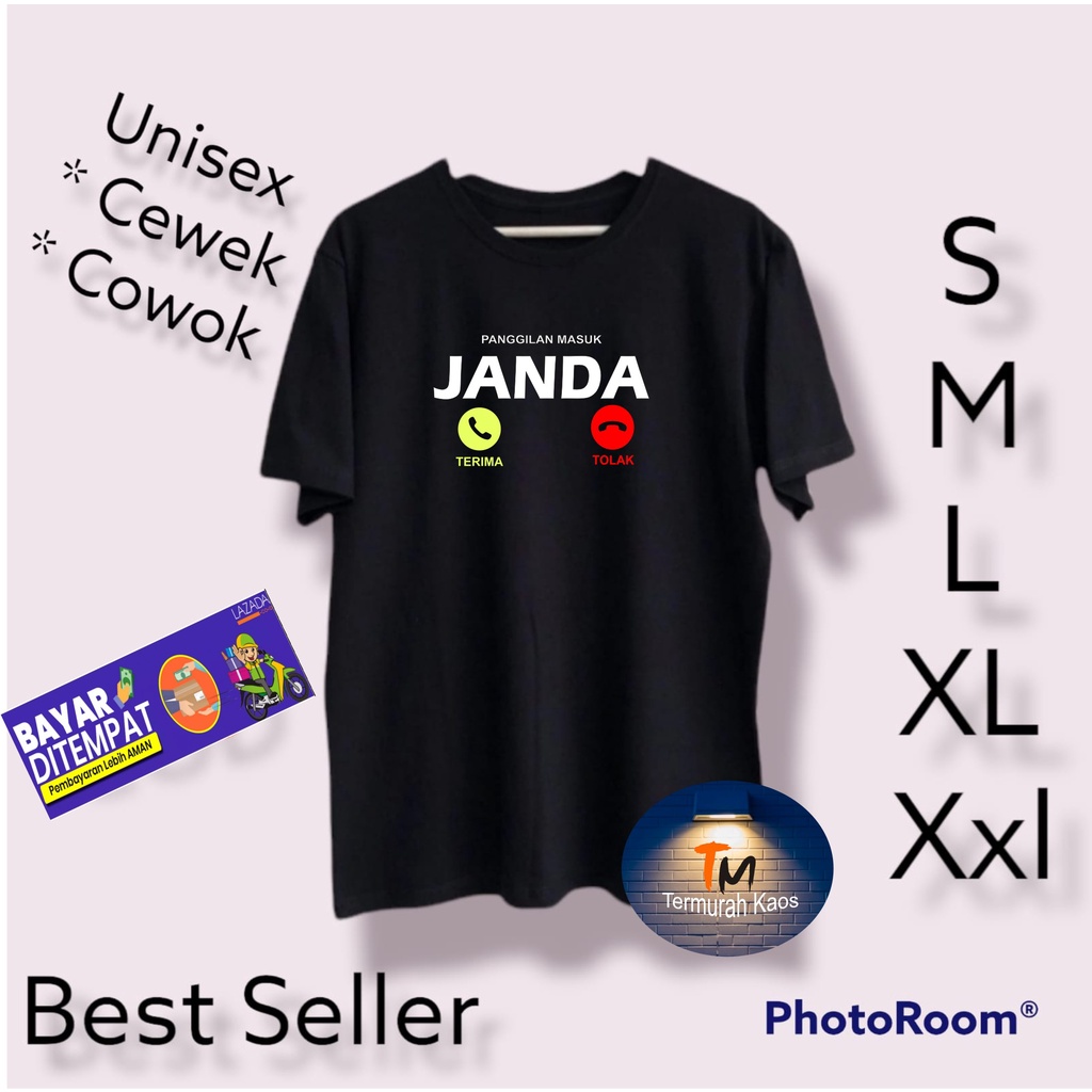 Cod Promo Diskon gratis ongkir/Kaos NEW Panggilan Janda /Kaos Terlaris Kualitas Terjamin Kaos Pria Distro Hits2022/Kaos Murah Kaos Cotton 30s Kaos katun/Kaos Bergambar Kaos Distro Kaos Pria Dan Wanita Kaos Kata2 Lucu Kaos Viral/Kaos Promo/Best Seller