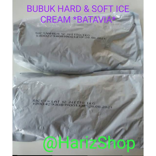 

Bubuk hard & soft Ice cream Batavia 1.000 gr