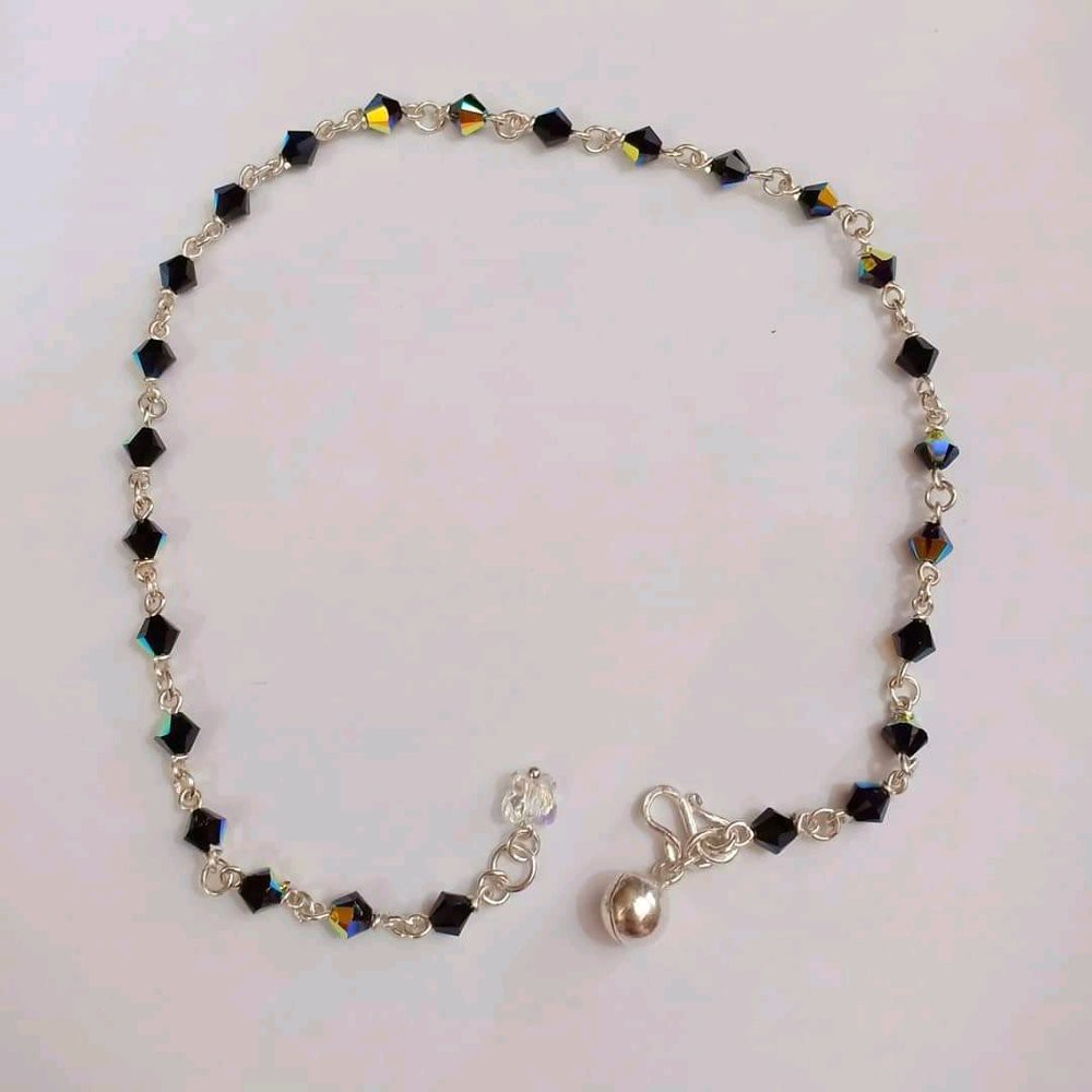 Ready Stok Gelang kaki Swarovski perak990 terakhir