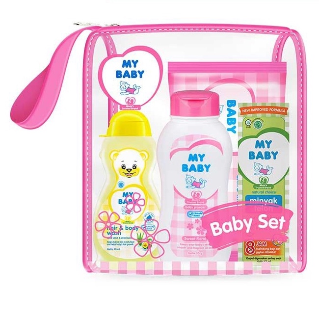 GIFT SET - MINI TRAVEL PACK Perlengkapan mandi untuk bayi atau anak