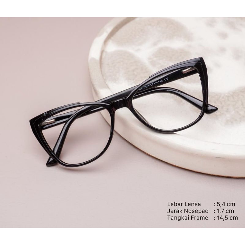 BEST SELLER!! FRAME KACAMATA MINUS FRAME YUUTOO 7006 FREE LENSA ANTI RADIASI | KACAMATA WANITA ANTI UV