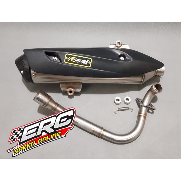 KNALPOT ROB1 PCX 150 STAINLESS RACING ORIGINAL ORI