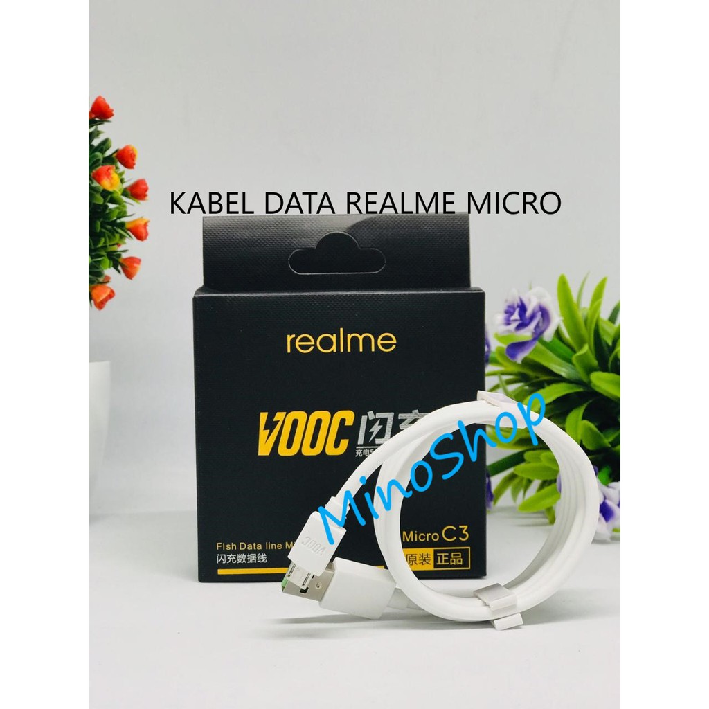 KABEL DATA REALME VOOC TYPE-C / MICRO USB ORIGINAL SUPER VOOC