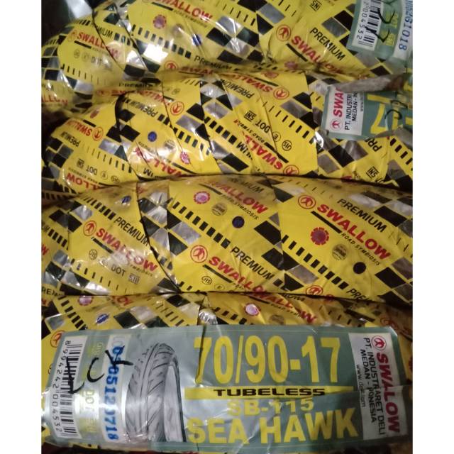 Ban depan swallow tubles 70 90 17 supra x125 revo abs kharisma blade vega r  dll